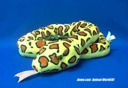 burmese python snake plush stuffed toy