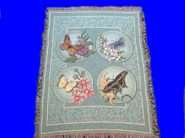butterfly blanket throw 4 butterflies