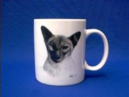 siamese cat mug
