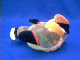 cedar waxwing stuffed animal plush