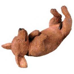dachshund figurine sandicast red sz130