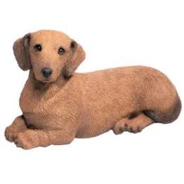 red dachshund figurine sandicast haunches ms158