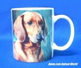 dachshund mug porcelain
