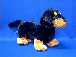 black tan dachshund plush stuffed animal sausage