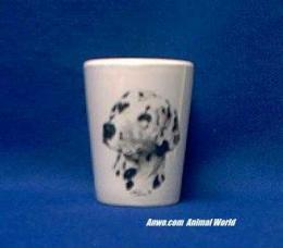 dalmatian shot glass