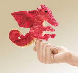 dragon finger puppet