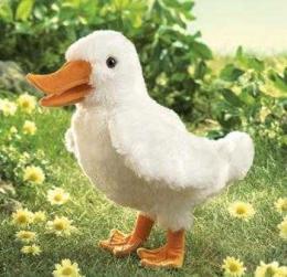 white duck puppet