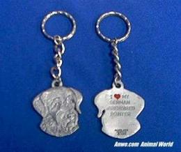 german wirehaired pointer keychain