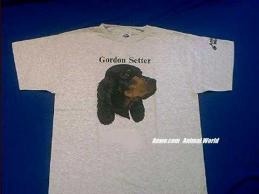 gordon setter t shirt face