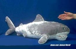 great white shark plush stuffed jumbo large