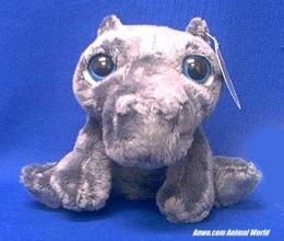 hippo plush stuffed animal bright eyes