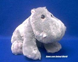 hippo plush stuffed animal zoobie