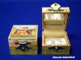 horse family jewelry box