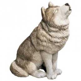 howling wolf figurine sandicast ms502