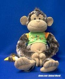 large cheeky charlie plush stuffed animal toy