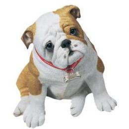lifesize bulldog puppy figurine statue ls160