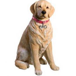 light golden retriever lifesize figurine large