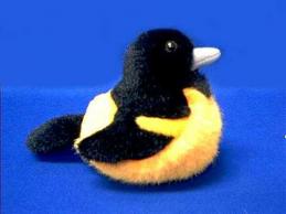 oriole plush stuffed animal with sounds