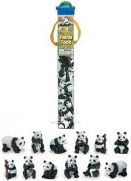 panda toys tube assortment