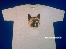 pinto akita t shirt face