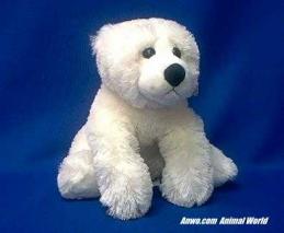 polar bear cub plush stuffed animal toy
