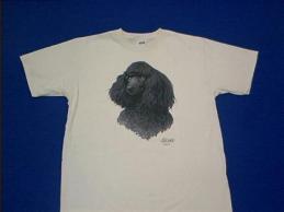 poodle black t shirt