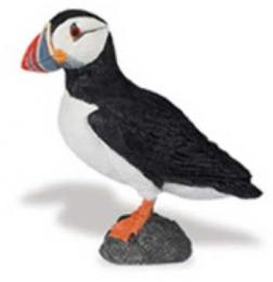 puffin toy miniature bird