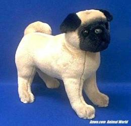 pug plush stuffed animal dog rocky