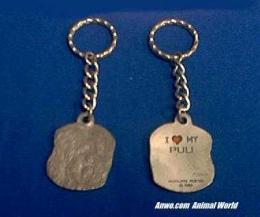 puli keychain pewter usa