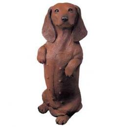 red dachshund figurine sandicast os371