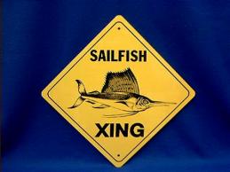 sailfish crossing sign