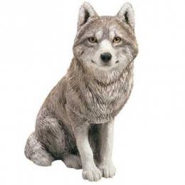 sandicast wolf figurine statue os303