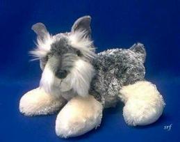 stuffed toy schnauzer