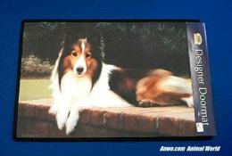 shetland sheepdog doormat usa