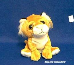 tiger plush stuffed animal bright eyes