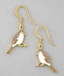 tufted titmouse earrings