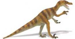 velociraptor toy dinosaur brown raptor