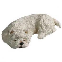 westie sandicast figurine snoozer sz148