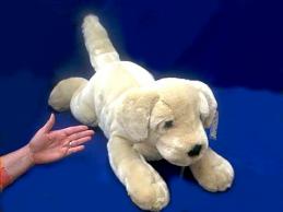 yellow lab puppy stuffed animal