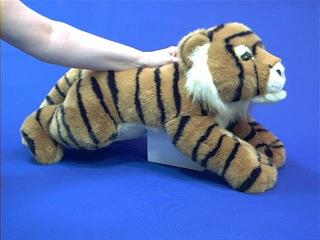 large stuffed tiger