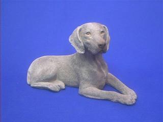 weimaraner figurine