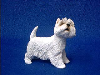 west highland figurine sandicast