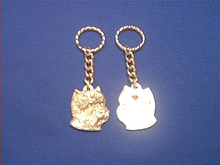 westie keychain
