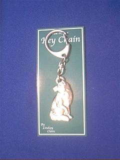 wolf keychain