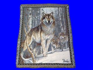 wolf throw