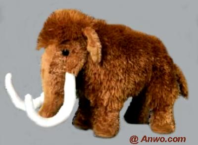 big wooly mammoth stuffed animal