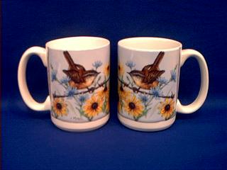 wren picture mug