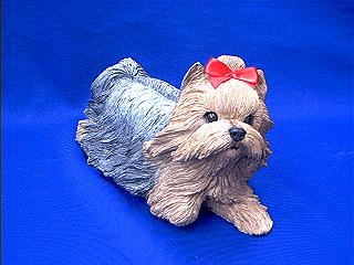yorkshire terrier figurine sandicast