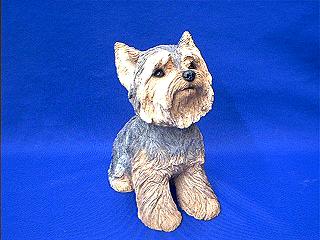 yorkie sandicast figurine