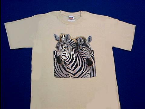 zebra t shirt by Animal World